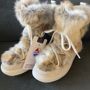 Pajar Anet Zip Suede Fur Boot , Brand New, Size 8.5